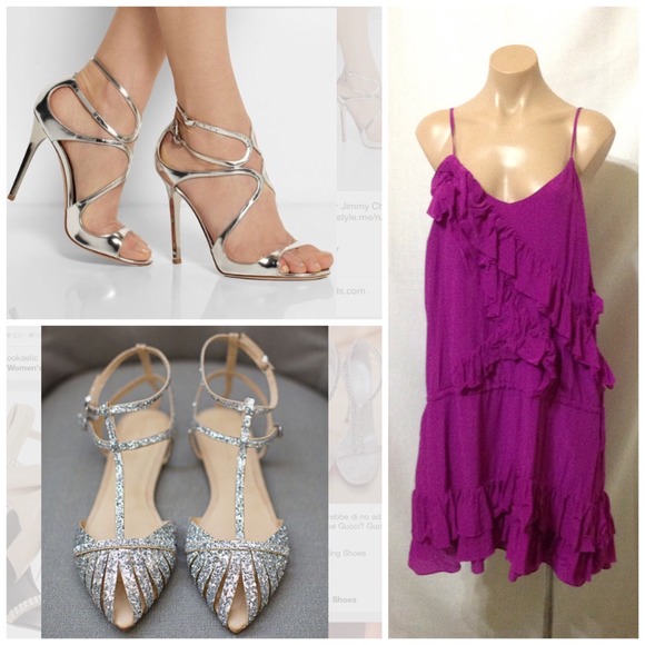 Banana Republic Dresses & Skirts - 👗REDUCE👗. Banana republic purple dress silk