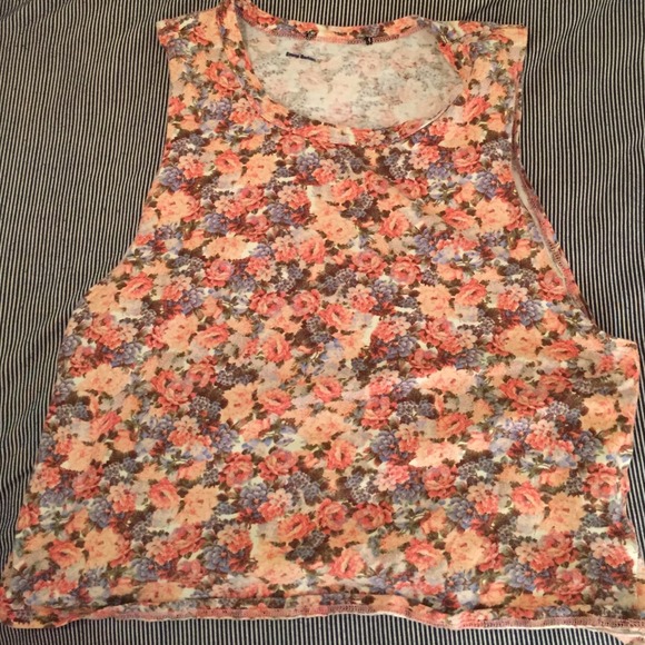 Floral print forever 21 top