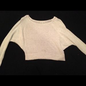 a crop sweatshirt