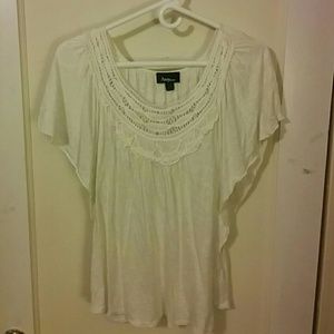 Delicate Cream boho top