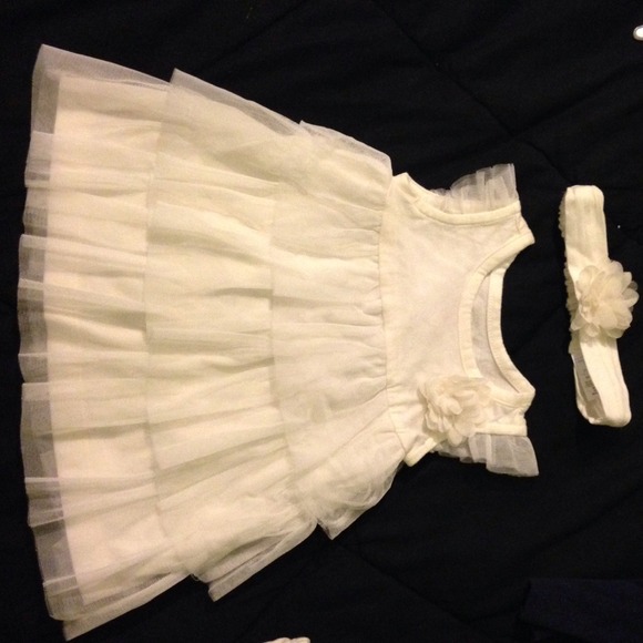 Dress with matching bloomers and headband