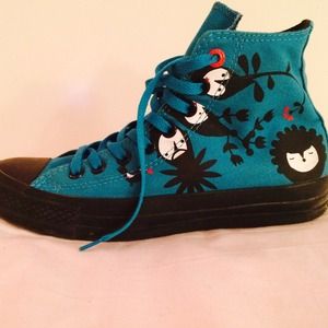 Original converse red shoes