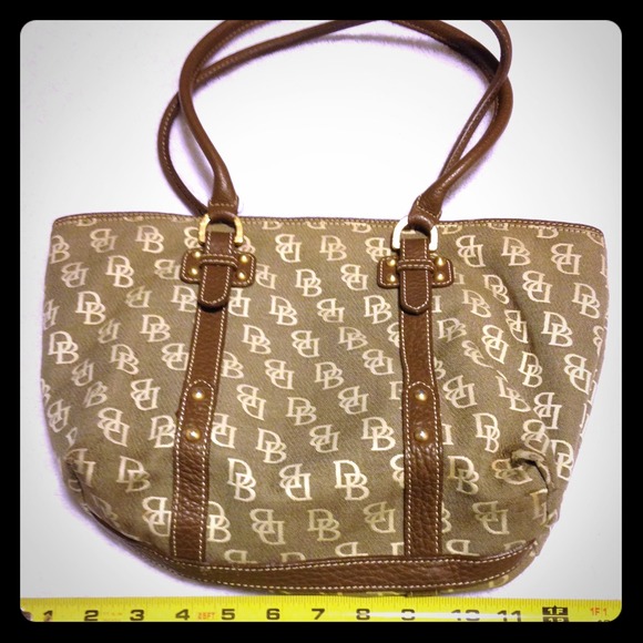 Authentic brown/tan DOONEY&BOURKE tote purse