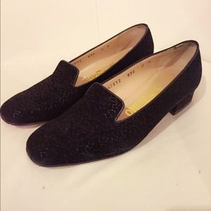 Salvatore ferragamo black loafers 5