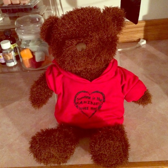 Marine teddy bear.