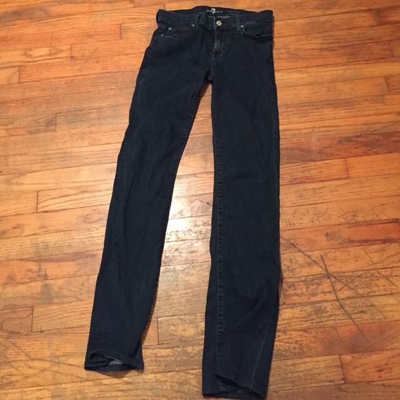 Dark blue skinny jeans
