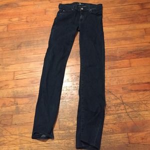 Dark blue skinny jeans