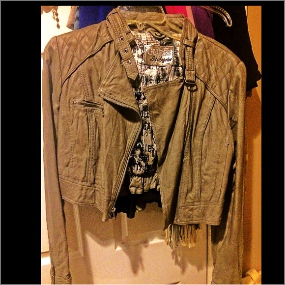 Guess leather jacket