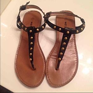 Studded Sandals