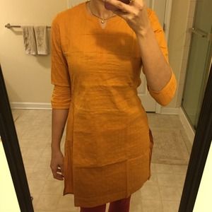 Mustard yellow Kurti/tunic
