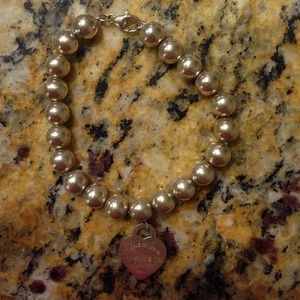Tiffany & Co. Silver Ball charm bracelet