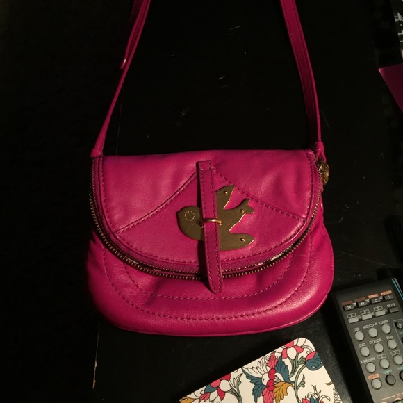 Pink cross body handbag by Marc Jacobs