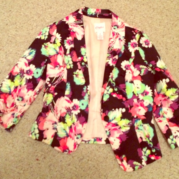 Bright blazer.
