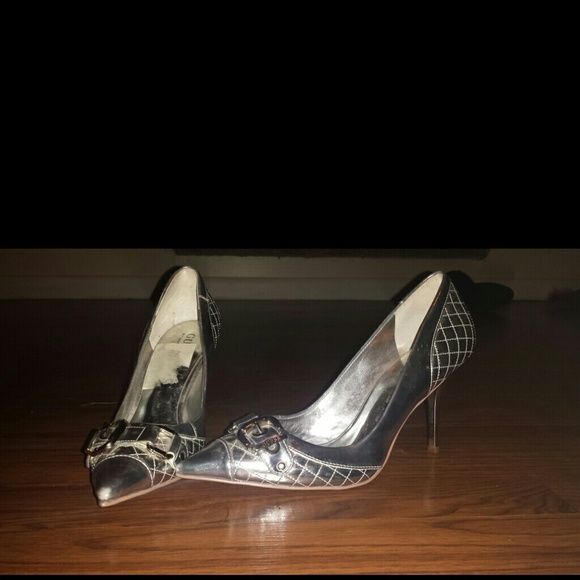 Silver Pumps