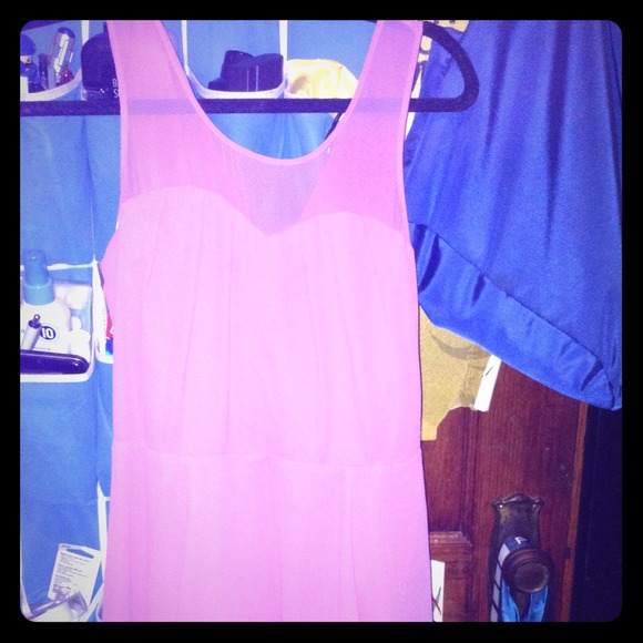 Sweetheart sheer dress