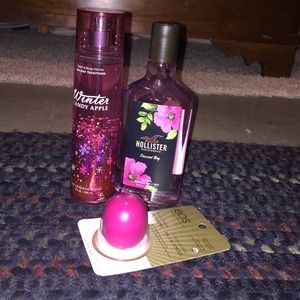 Perfume, body wash and Chapstick bundle