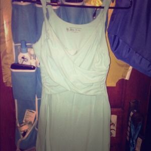 Cross front dress