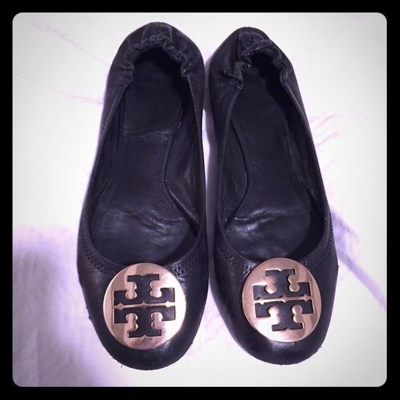Tory Burch Black Reva Flats!!!