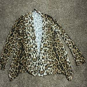 XL Allegra k leopard cardigan.