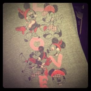 Minnie and Mickey Mouse