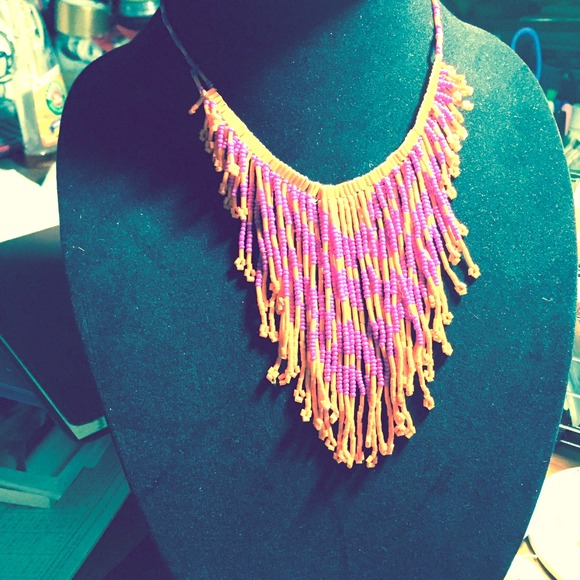 Seed bead necklace