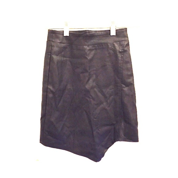 Charlotte Russe Dresses & Skirts - black leather skirt