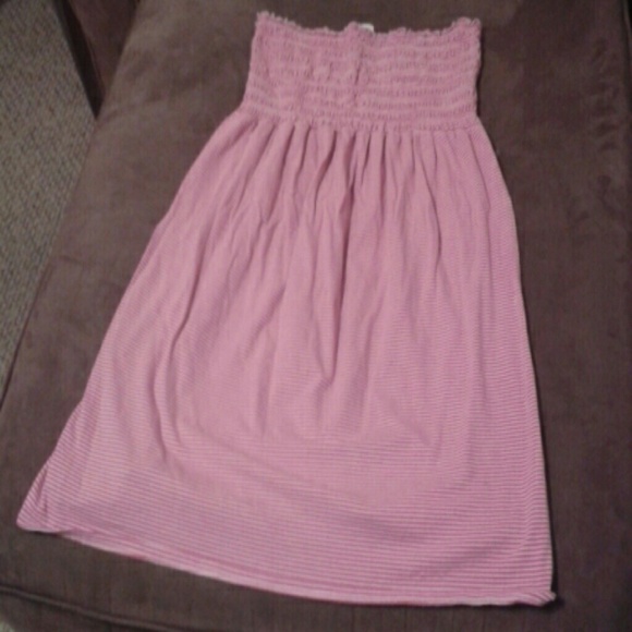 Swimsuit pink stripped cover up
