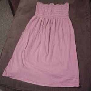 Swimsuit pink stripped cover up