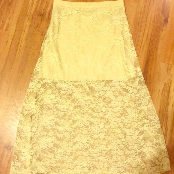 Long shear boutique skirt