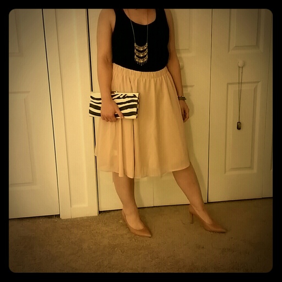Pink tulle skirt