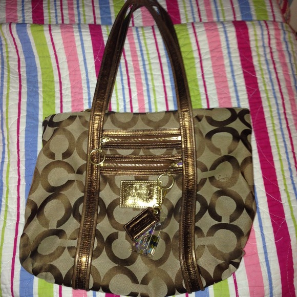 Bronze Coach Poppy Purse