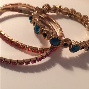 Jewelmint Crystal Bracelets - comes with three