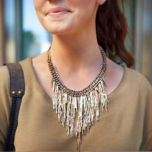 Mixed metal necklace