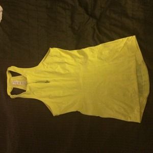 Yellow lululemon tank