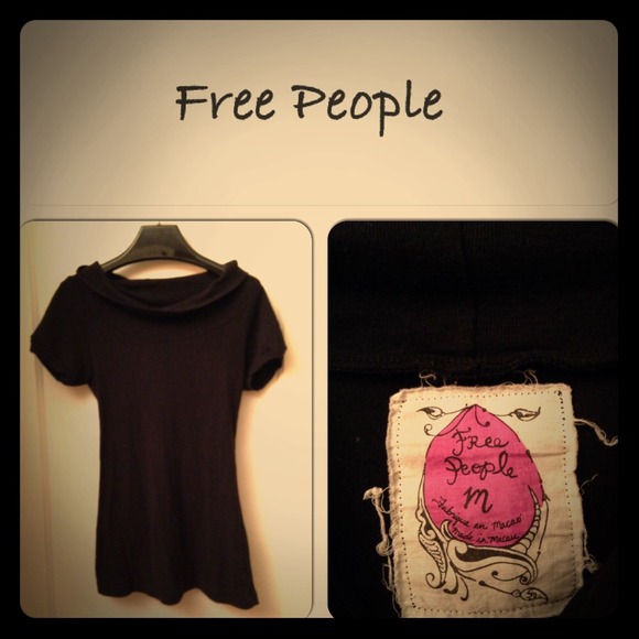 Free People Black Top