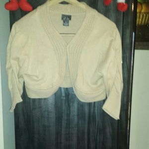 Tan and Peach cardigan