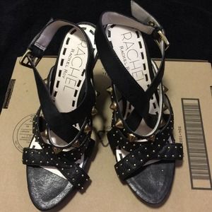 Rachel Roy studded wedge heels