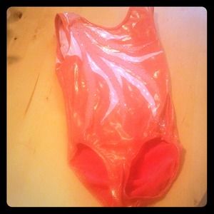 Sequined gymnastics suit