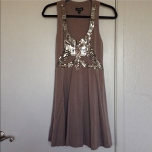 Bebe Taupe Dress