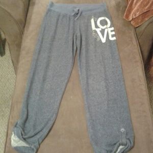 Derek hart navy blue sweat pants