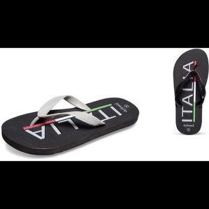 Man flip-flops