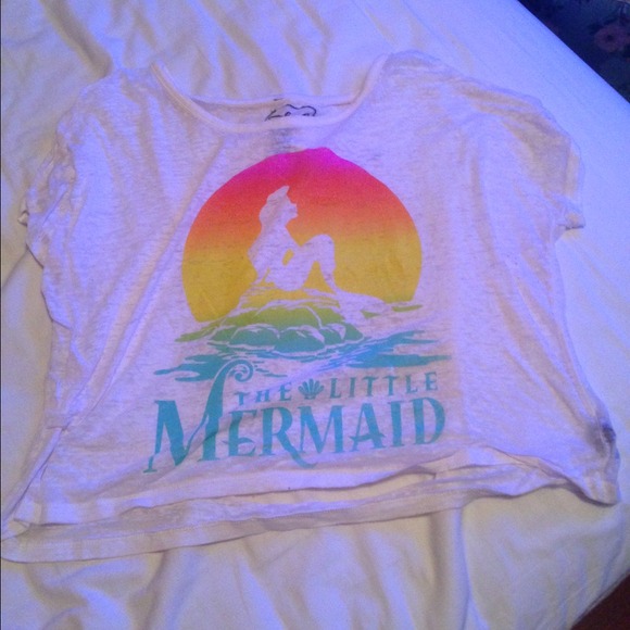 Disney Tops Little Mermaid Crop Top Poshmark
