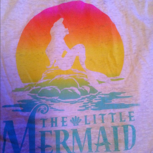 Disney Tops Little Mermaid Crop Top Poshmark