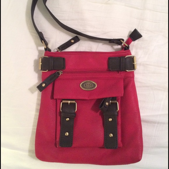Dolce & Gabbana Red/Brown Hipster Purse