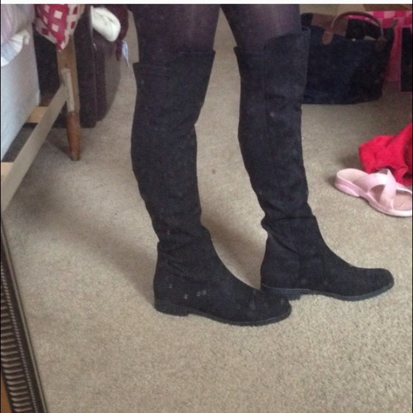 Mixed texture boots - Picture 3 of 4