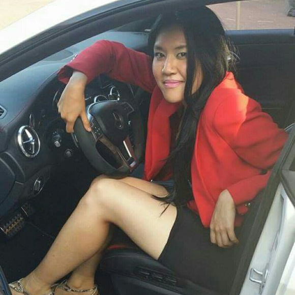-----$0LD-!!!HOT RED Mango blazer !!