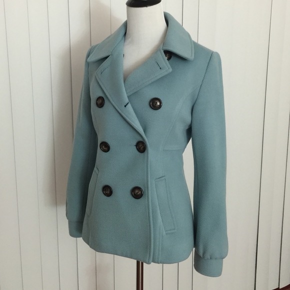 Light Blue Pea Coat / Jacket