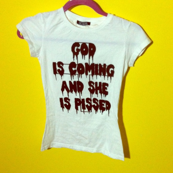Dimepiece LA God is Coming tee