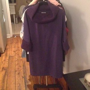 Dark purple sheath dress