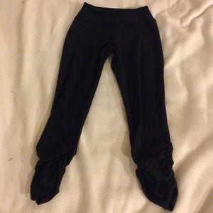 black yoga workout pants